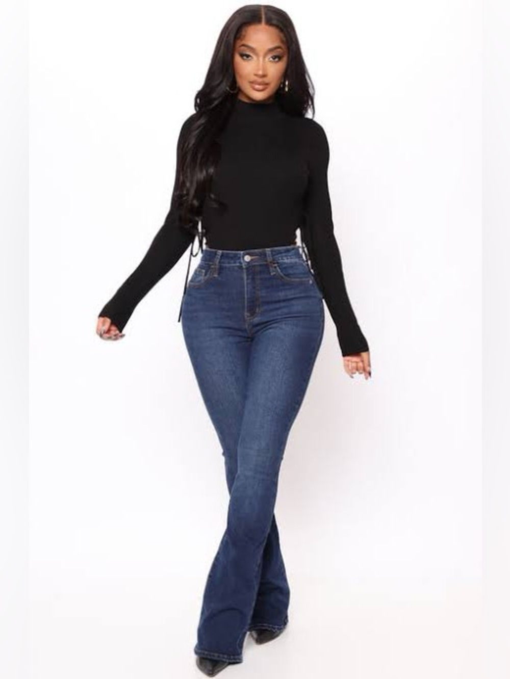NWT fashion nova affair of the flare jeans size 5
